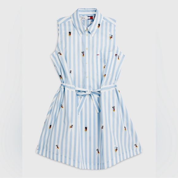 Mickey Mouse Sleeveless Shirt Dress for Women by Tommy Hilfiger – Disney100 - Picture 1 of 9